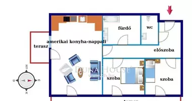 Apartment 1 bathroom in Győr-Moson-Sopron, Hungary