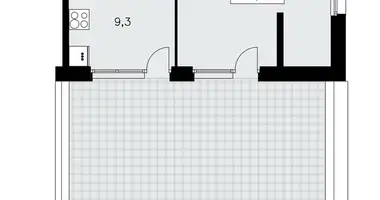 Apartamento 2 habitaciones en Kommunarka, Rusia