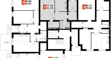 Mieszkanie 1 pokój w Aprelevka, Rosja