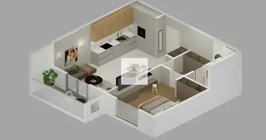 1 bedroom apartment in Burtaisi, Montenegro