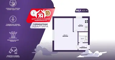1 room apartment in Minsk, Belarus
