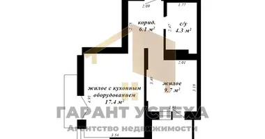 Wohnung 1 zimmer in Brest, Belarus