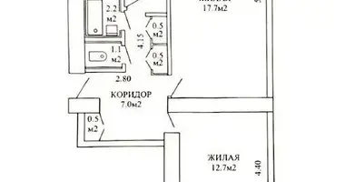 Mieszkanie 2 pokoi w Mińsk, Białoruś