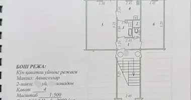 3 room apartment in Tashkent, Uzbekistan