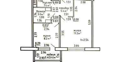 Appartement 1 chambre dans Minsk, Bélarus