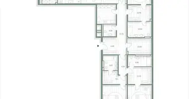 Appartement 3 chambres dans Moscou, Russie