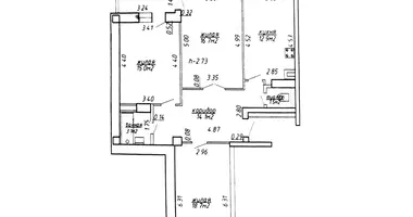 Appartement 3 chambres dans Minsk, Bélarus