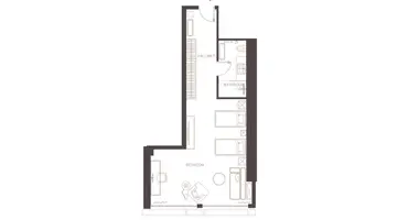 Wohnung in Przno, Montenegro