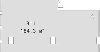 Büro 184 m² in Moskau, Russland