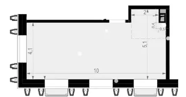 Oficina 54 m² en Moscú, Rusia