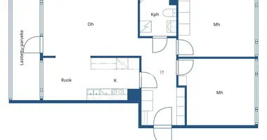Apartamento 3 habitaciones en Helsinki sub region, Finlandia