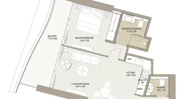 1 bedroom apartment in Dubai, United Arab Emirates