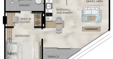 Wohnung 1 zimmer in Rawai, Thailand