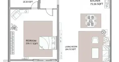 Appartement 1 chambre dans Ajman, Émirats arabes unis