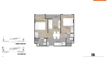 Wohnung 2 Schlafzimmer in Pa Tong, Thailand