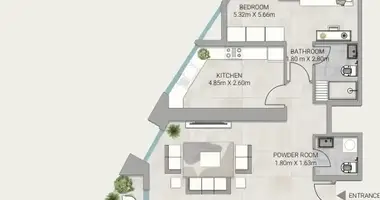 Appartement 2 chambres dans Ajman, Émirats arabes unis