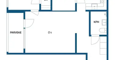 2 bedroom apartment in Valkeakoski, Finland