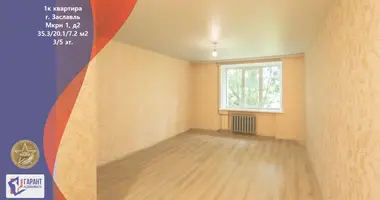 Wohnung 1 zimmer in Saslauje, Belarus