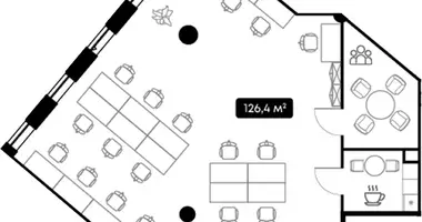 Oficina 123 m² en Moscú, Rusia