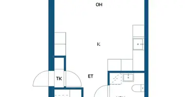 Apartamento en Oulu sub region, Finlandia