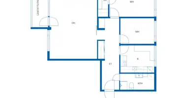 Wohnung 3 zimmer in Hietakyla, Finnland