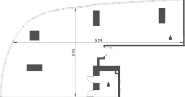 Oficina 267 m² en Moscú, Rusia