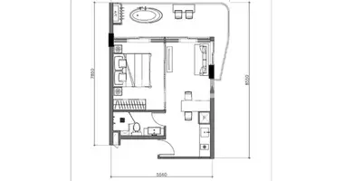 Apartamento 2 habitaciones en Choeng Thale, Tailandia
