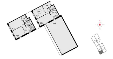 Квартира 4 комнаты в район Коммунарка, Россия