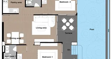 Wohnung 2 zimmer in Rawai, Thailand