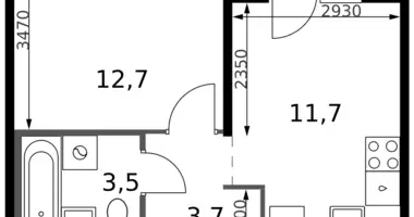 1 room apartment in Leninsky District, Russia