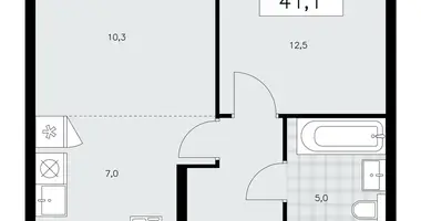 Mieszkanie 2 pokoi w Kommunarka, Rosja