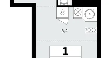 Appartement 1 chambre dans Kommunarka, Russie