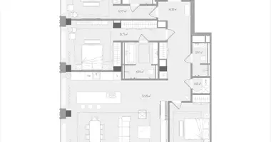 Appartement 3 chambres dans Moscou, Russie