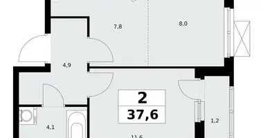 Квартира 2 комнаты в район Коммунарка, Россия