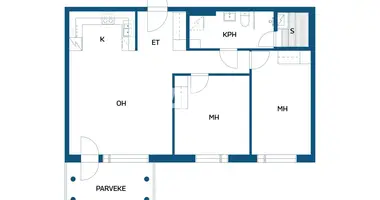 Квартира 3 комнаты в Jyvaskyla sub region, Финляндия