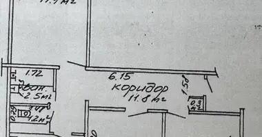 3 room apartment in Homyel, Belarus