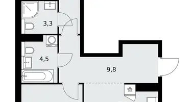 Appartement 3 chambres dans Kommunarka, Russie