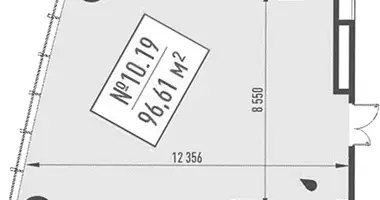 Büro 95 m² in Moskau, Russland