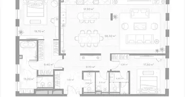 Квартира 2 комнаты в Москва, Россия