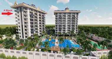 Wohnung 2 zimmer in Alanya, Türkei