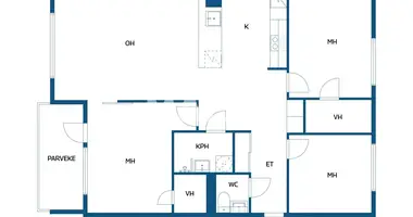 Apartamento 4 habitaciones en Empo, Finlandia