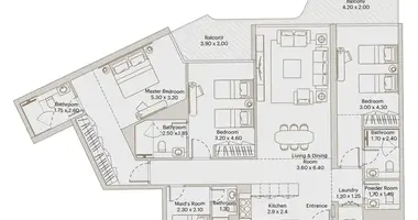 3 bedroom apartment in Dubai, United Arab Emirates