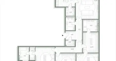 Appartement 3 chambres dans Moscou, Russie