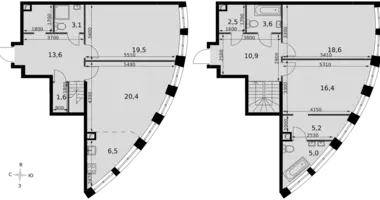 4 room apartment in Moscow, Russia