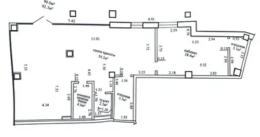 Tienda 92 m² en Minsk, Belarús