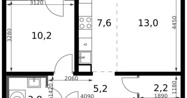 Квартира 2 комнаты в Ленинский городской округ, Россия