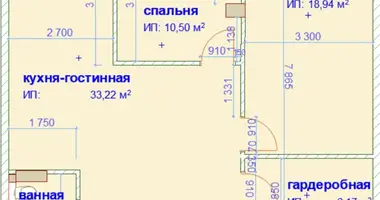 Wohnung 2 zimmer in Odessa, Ukraine