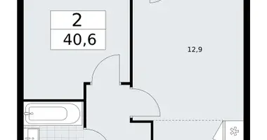 Квартира 2 комнаты в район Внуково, Россия