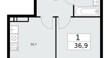 Appartement 1 chambre dans Kommunarka, Russie