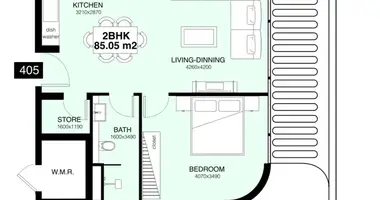 Wohnung 2 Schlafzimmer in Dubai, Vereinigte Arabische Emirate